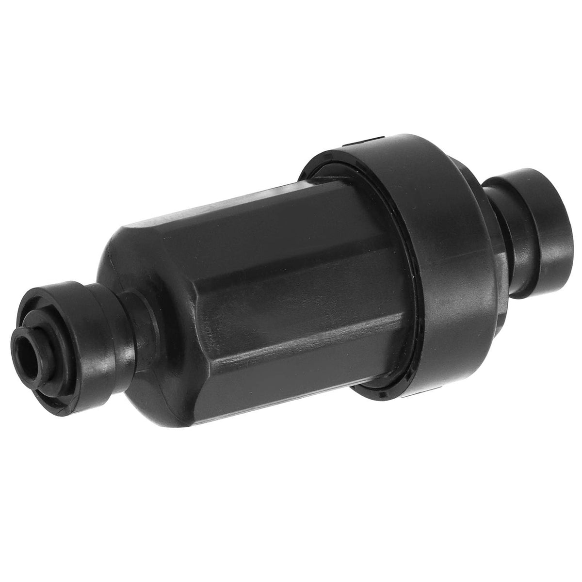 1 4in Irrigation Filter with Stainless Steel Strainer Quick Connect Filtration System for Courtyards Gardens Black 3.9x1.6in