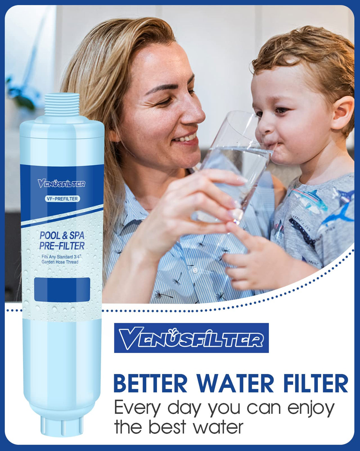 Garden Hose Filter for Filling Hot Tub (1 pack)