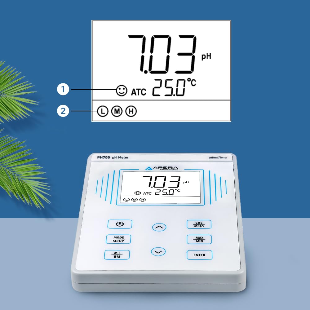 PH700 HT Benchtop Lab pH Meter for High (High Temperature)