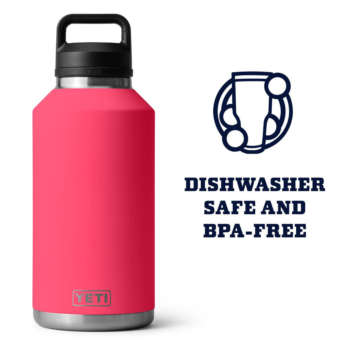Rambler 64 oz Bottle with Chug Cap (Bimini Pink)