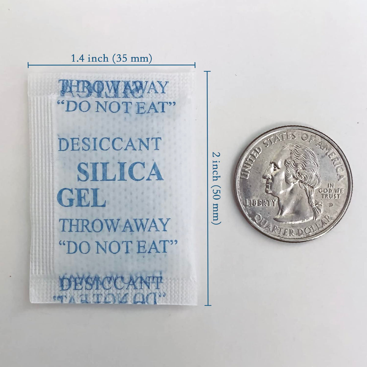 2g Silica Gel Desiccant Packets (2 Gram)