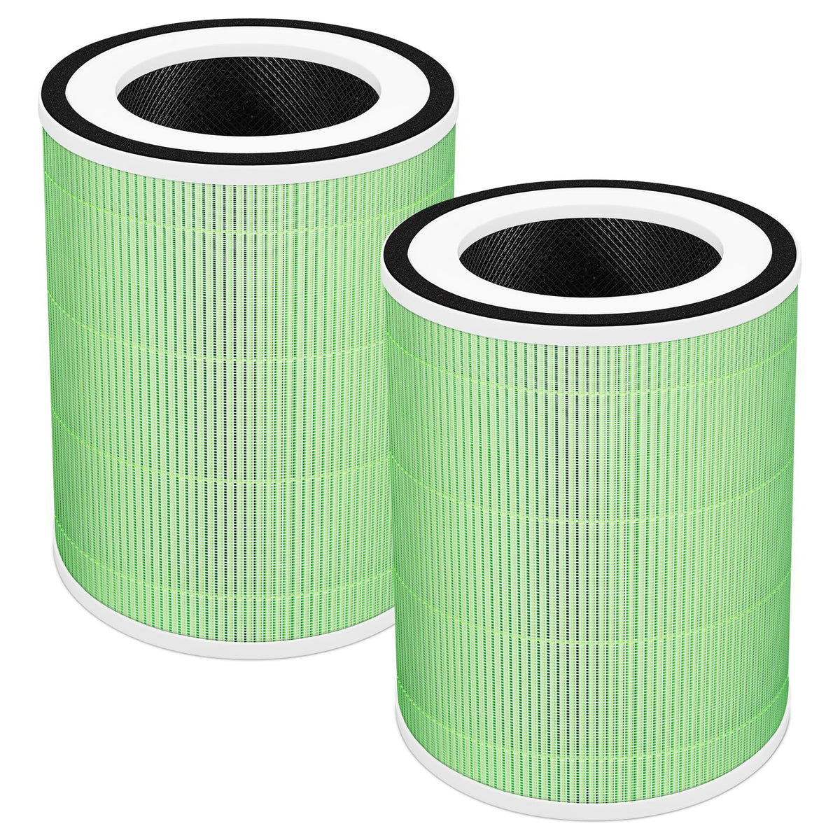 2 Pack True HEPA Kilo Filter Replacement for Afloia Kilo (Green / 2 Pack)