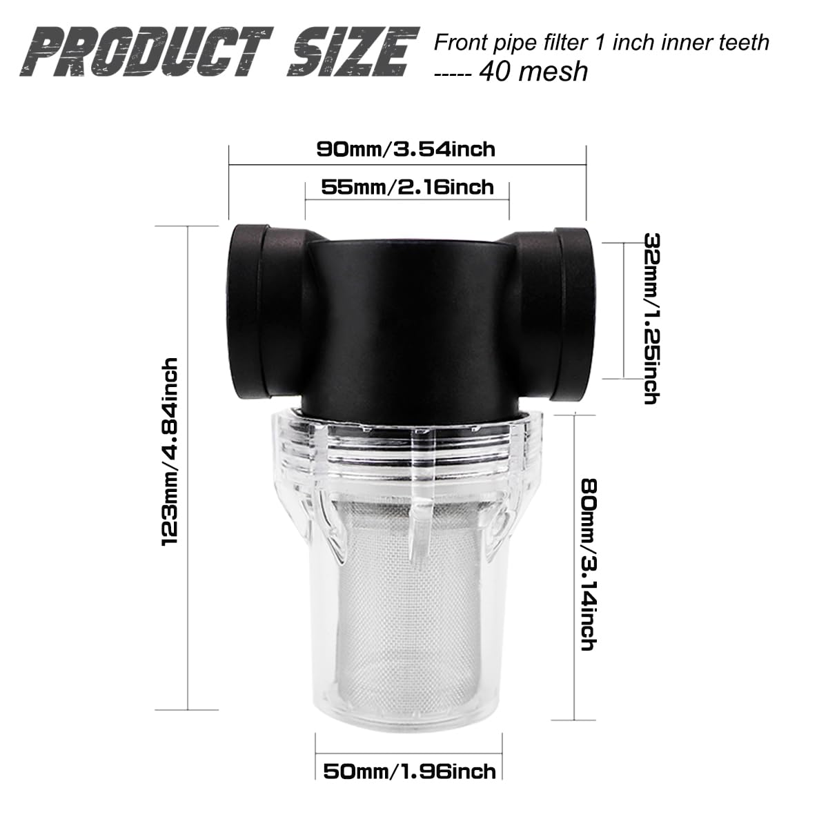 1 Inch Sediment Filter Pressure Washer Filter (Size 1)