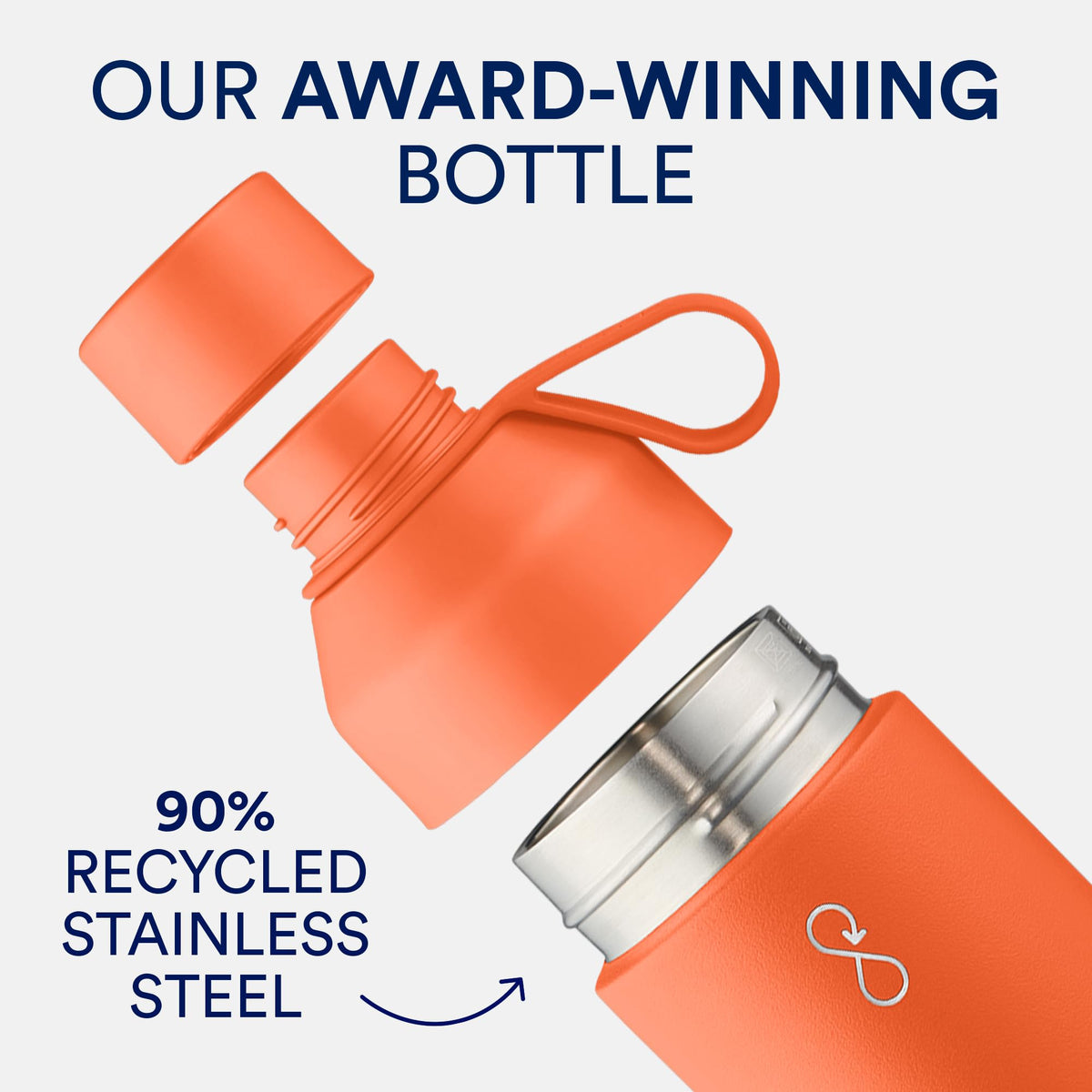 Original 34oz Stainless Steel Water Bottle (Sun Orange)