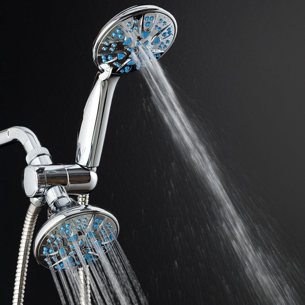 for California (1.8 Gallons Per Minute / Chrome / Aqua Blue Jets)