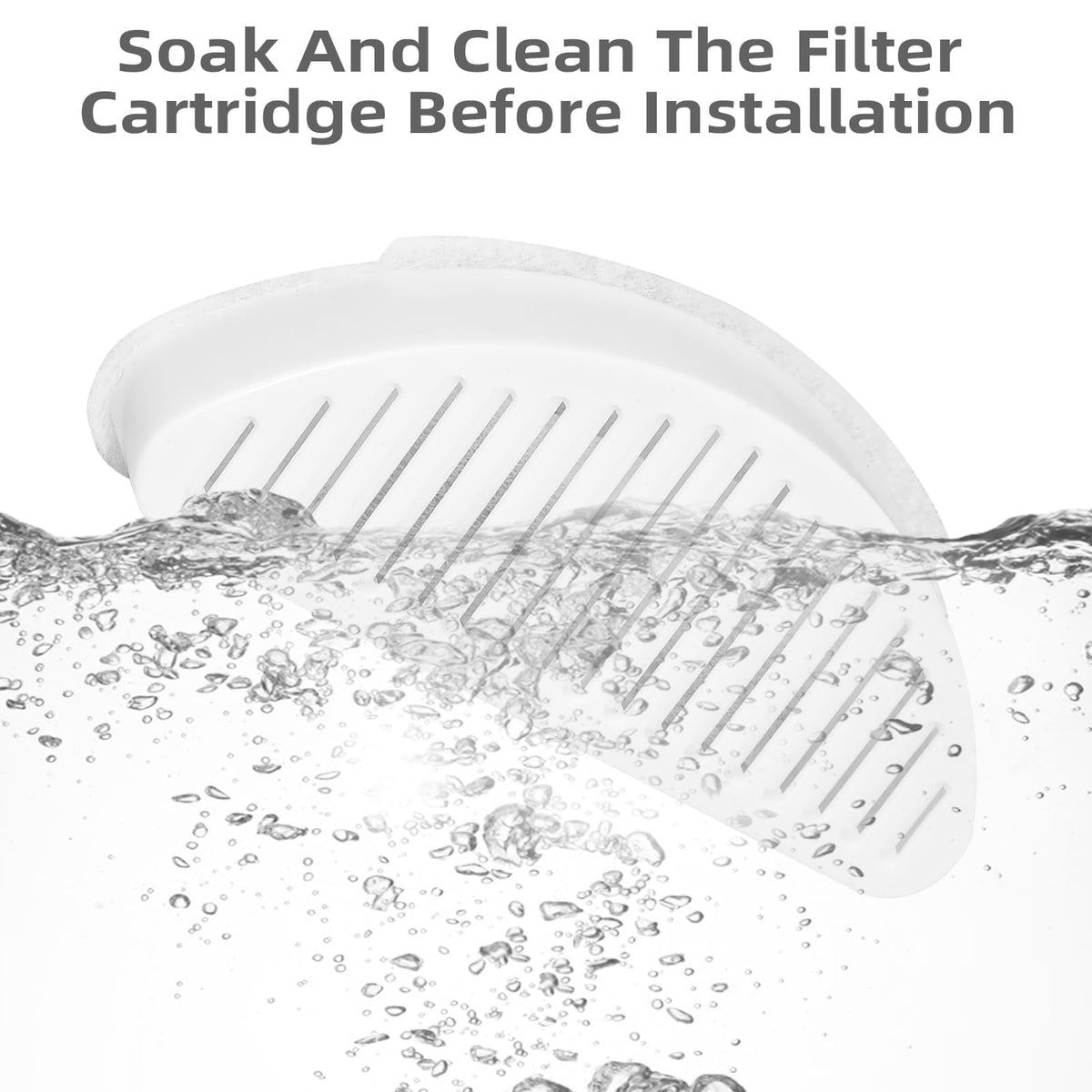 Cat Water Fountain Filter Pet Drinking Fountain Filter (9 Filters+18 Sponges)