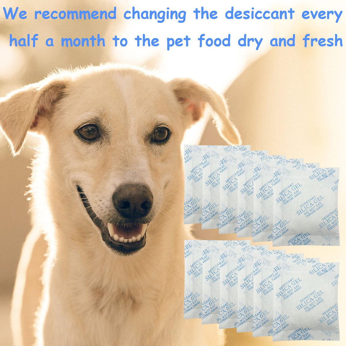12 Pack Replacement Desiccant Bags for PETLIBRO Automatic Pet Feeders
