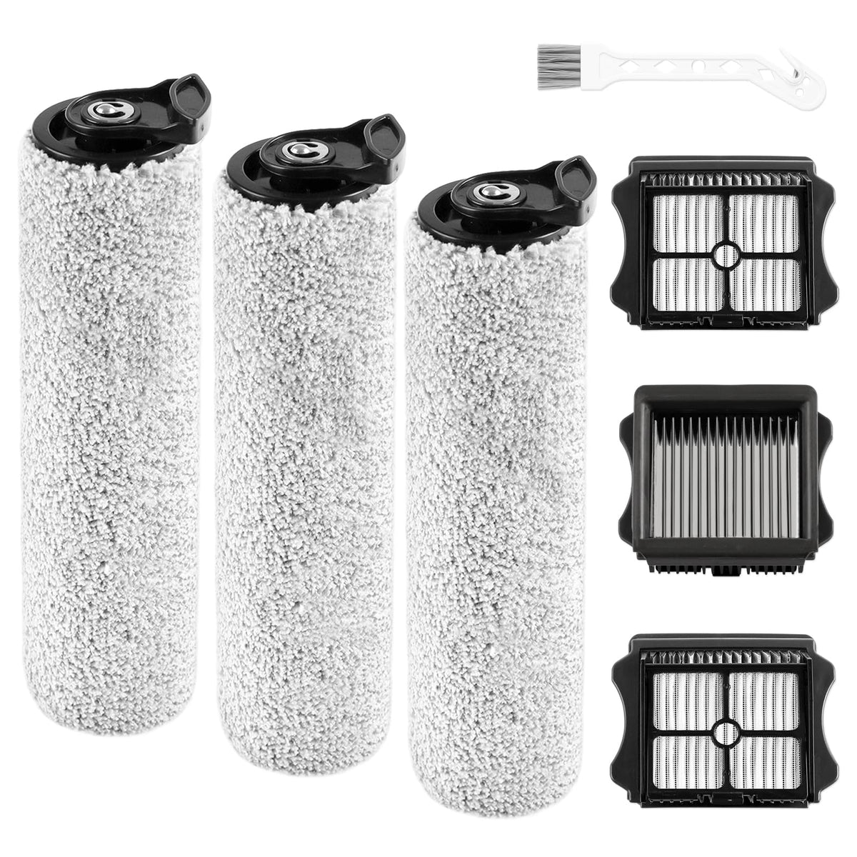 Repalcement Brush Roller & HEPA Filters Kit for Tineco S3 (FLOOR ONE S3/iFLOOR 3 Roller+Filters)