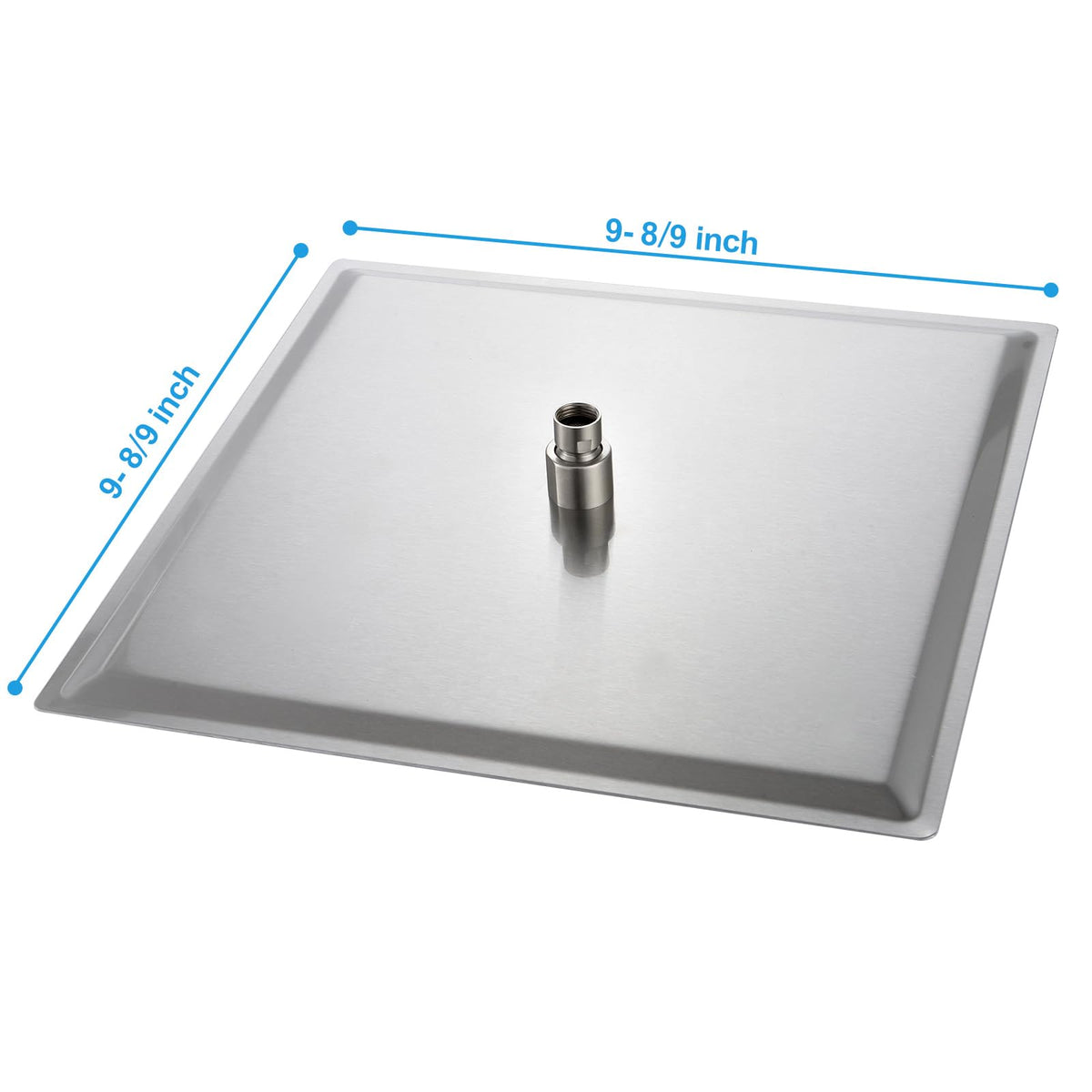 Rain Shower Heads High Pressure (Brushed Nickel / 10 Inch)