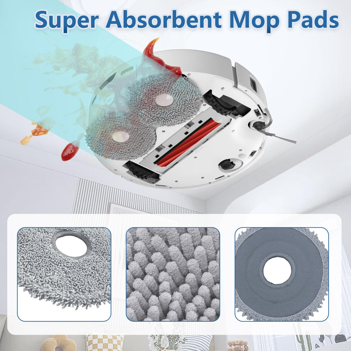 Accessories Kit for Roborock QV 35A (Qv 35a-grey / 22Pack)