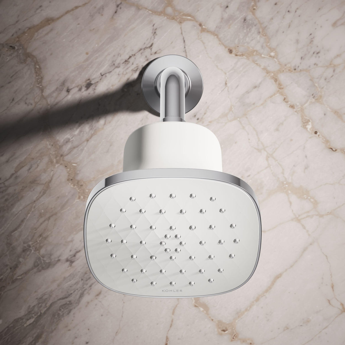 37722-G-CP Cinq Square Single-Function Filtered Showerhead, Five-Layer Filtration, 1.75 GPM, Contemporary Design, Easy to Clean, Polished Chrome (1.75 GPM / Square / Polished Chrome)