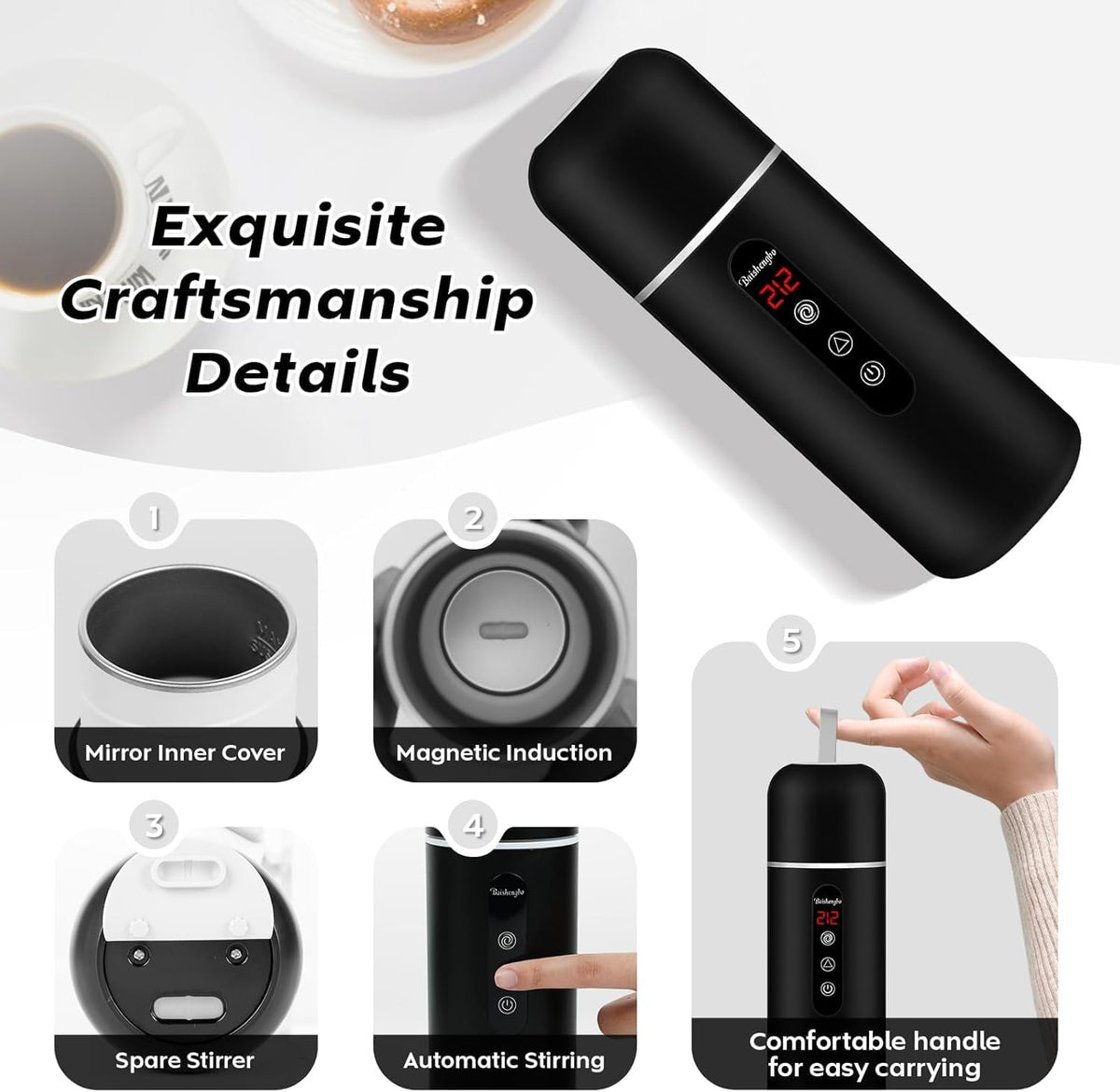 Electric Travel Kettle (Black 1)