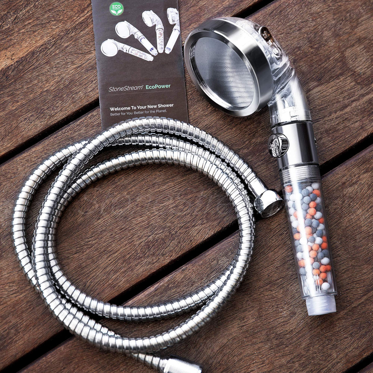 High Pressure Handheld Shower Head And Wall Showerhead Combo
