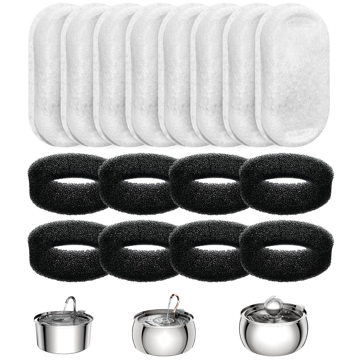 Official Tomxcute Cat Water Fountain Replacement Filters