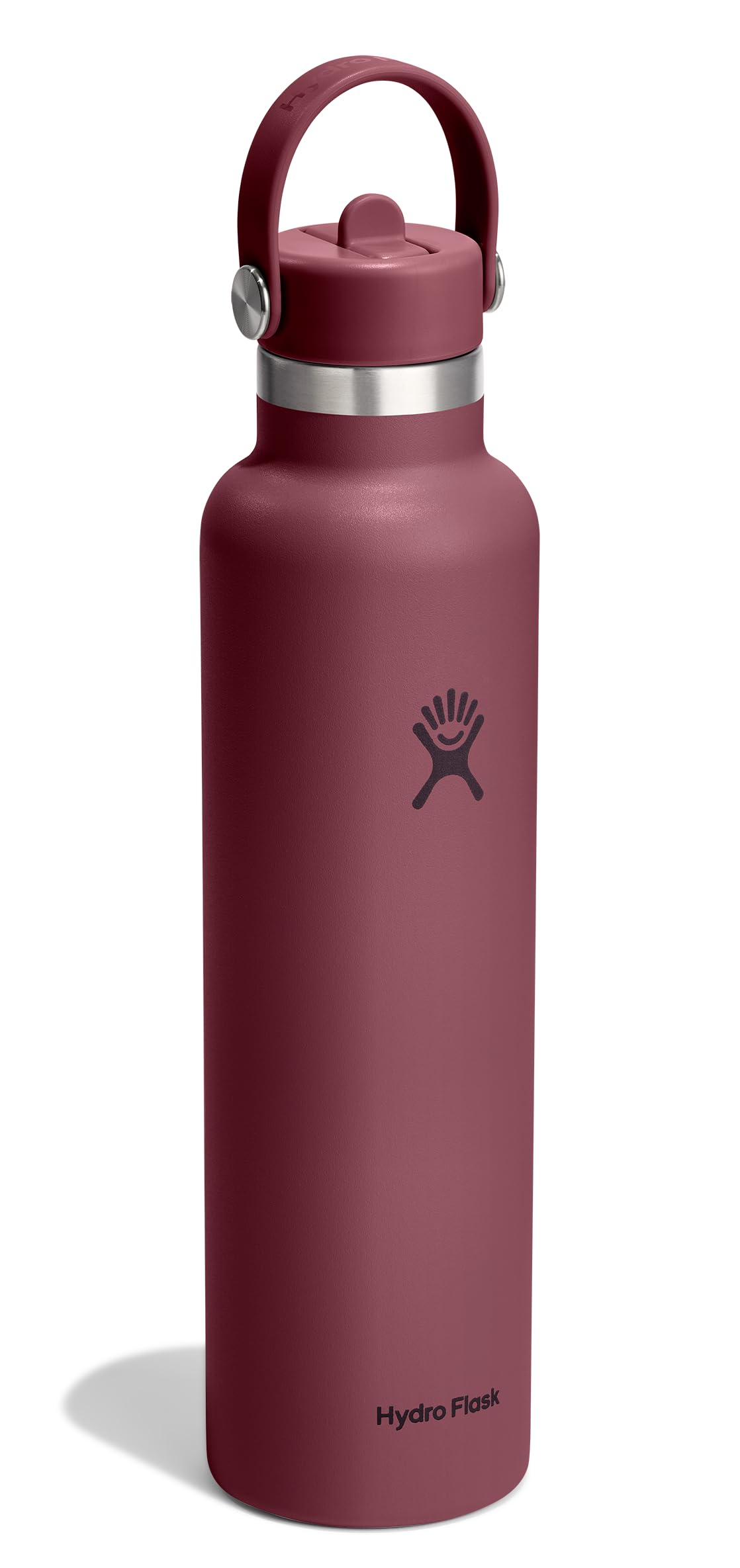 Water Bottle Insulated Stainless Steel (24 Oz / Burgundy)