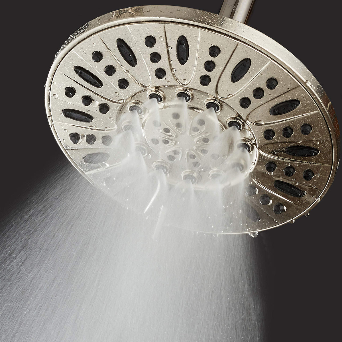BRUSHED NICKEL High Pressure 6 (Rainfall Showerhead / Brushed Nickel)