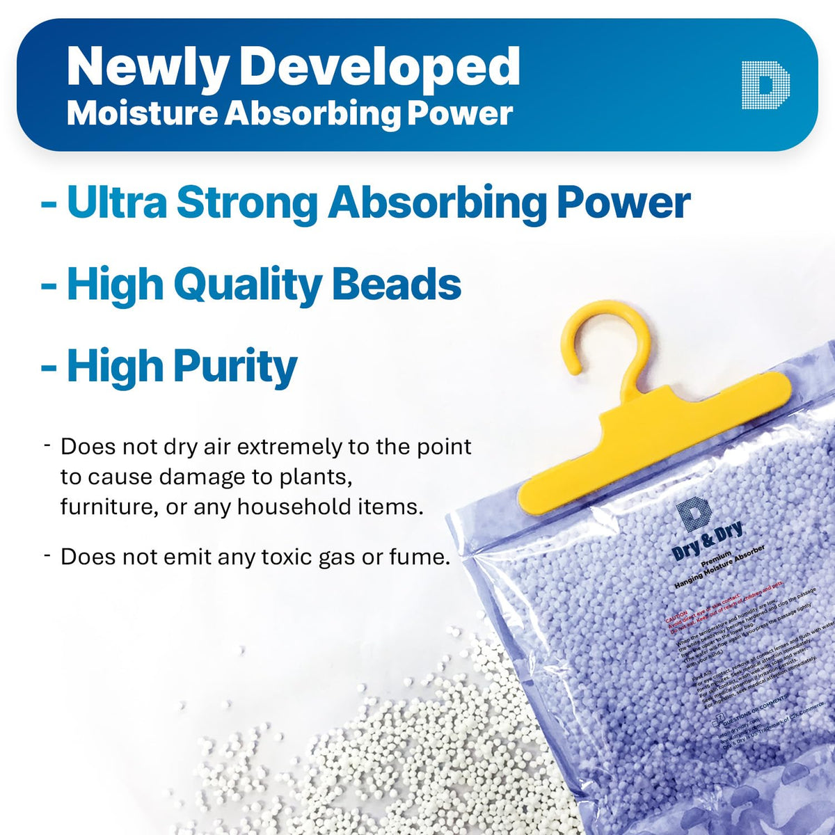 Premium Moisture Absorbers Dehumidifiers for Home (4 Pack)