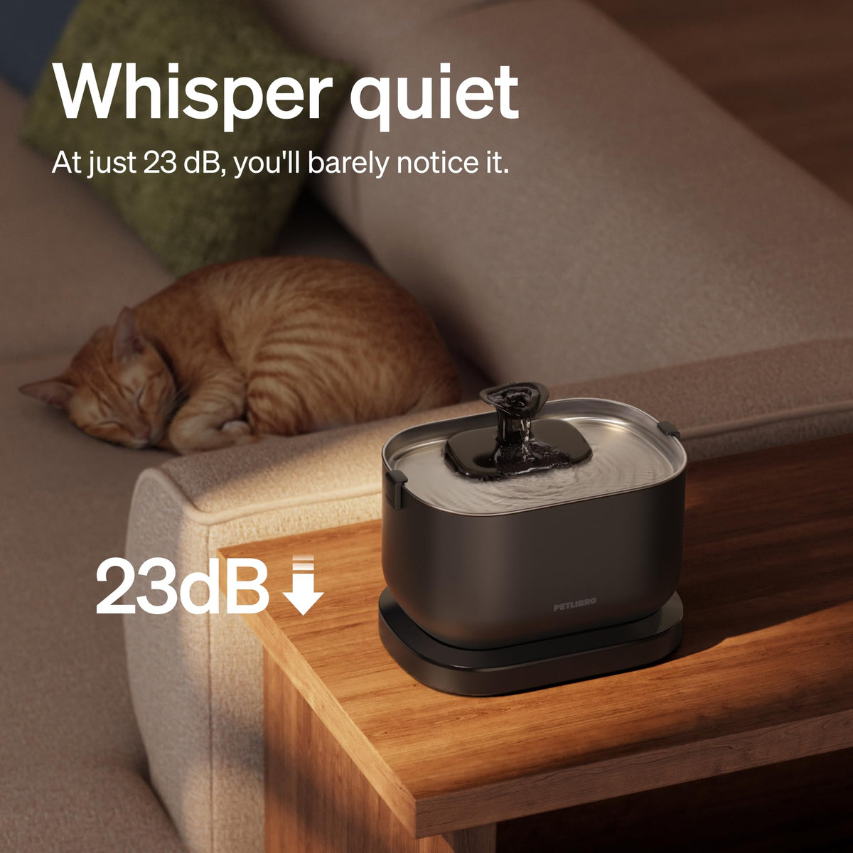 Cordless Cat Water Fountain (Black / Fountain (1 Pack))