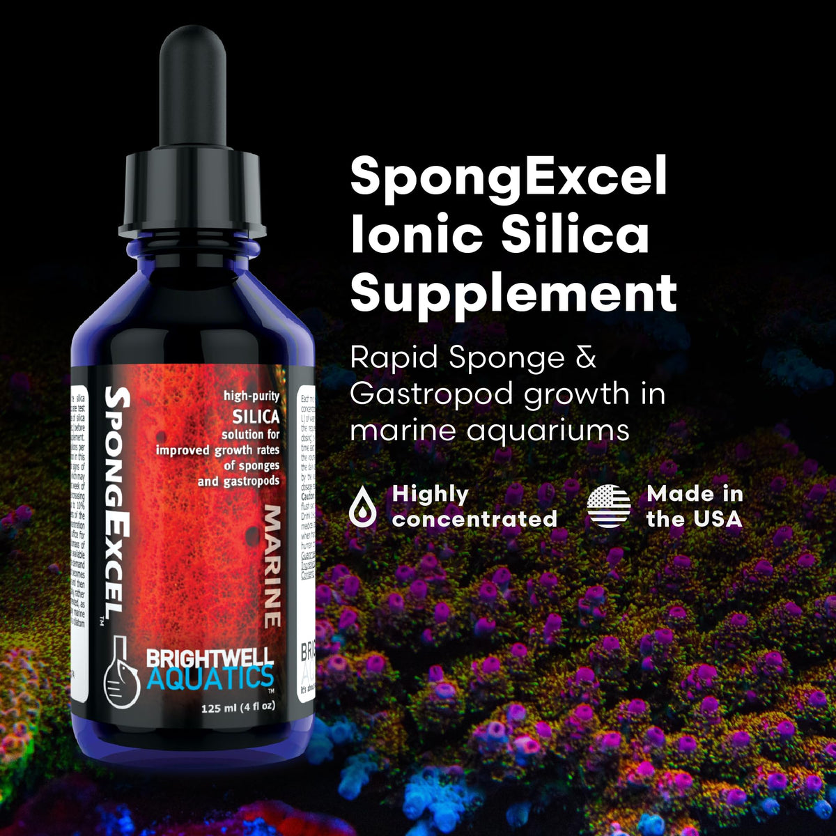 SpongExcel Ionic Silica for Marine Aquariums 2L (2-L)