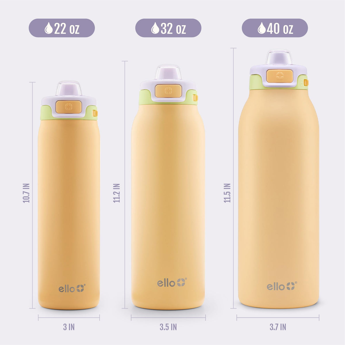 Pop & Fill 32oz Stainless Water Bottle (32oz / Sunset Meadow)