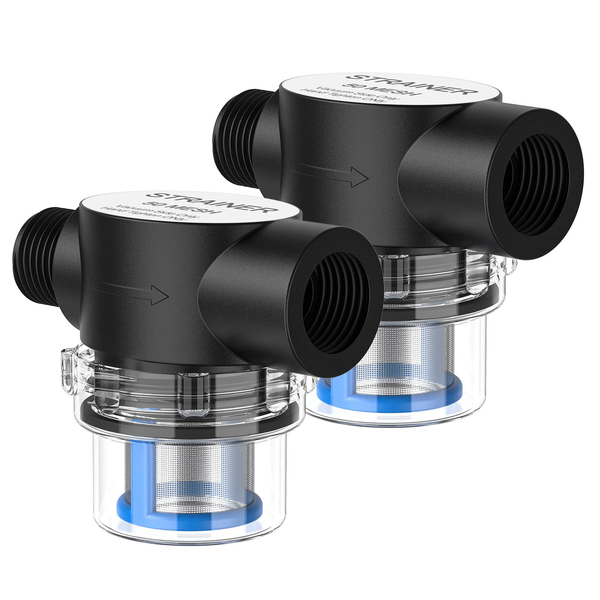 2 Pack RV Water Pump Strainer Filter (2 Pack)