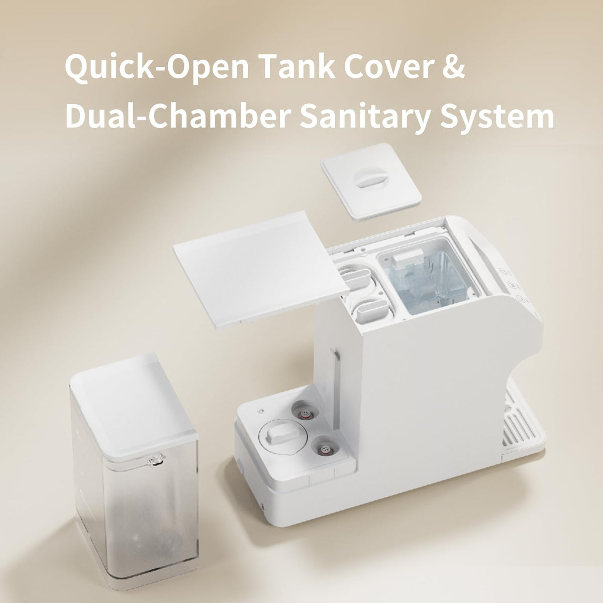 UV Countertop RO Water Filter System (Glacier White)