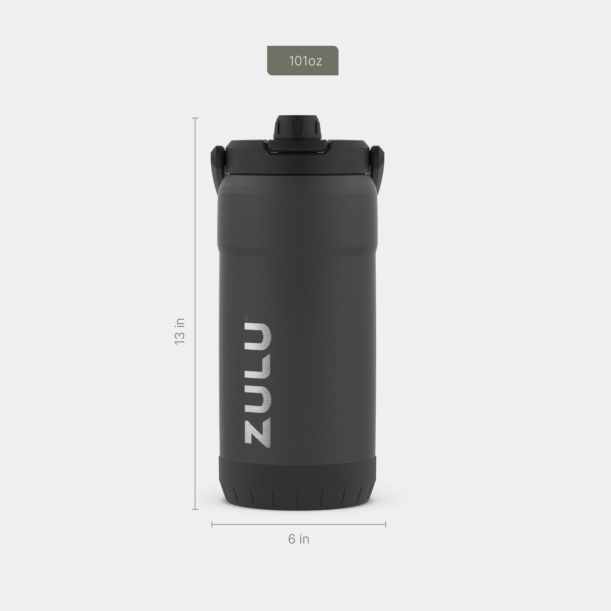 Goals 101oz Triple Wall Insulated Stainless Steel Jug (Black / 101oz)