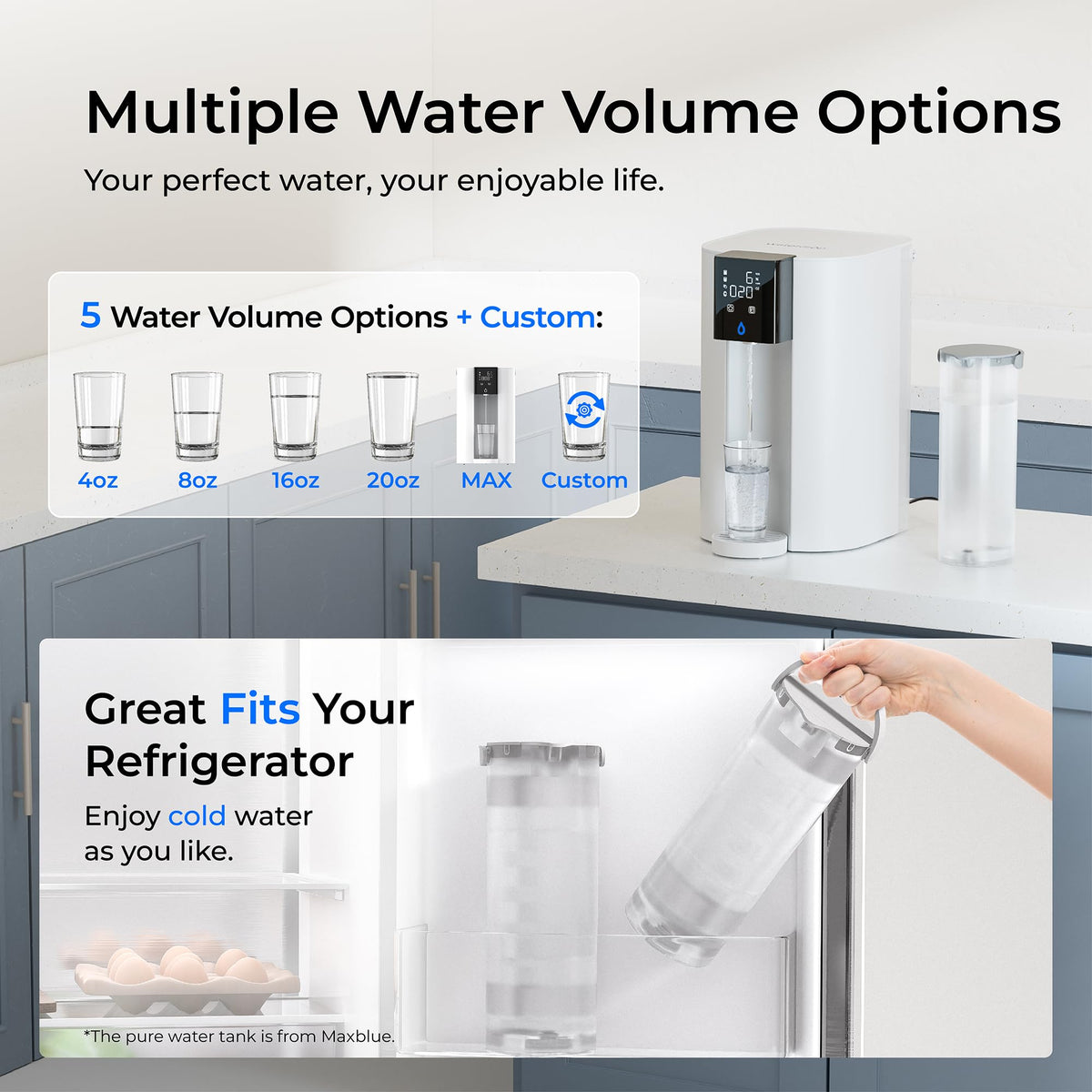 C1SL Mineral Reverse Osmosis System Countertop (White)