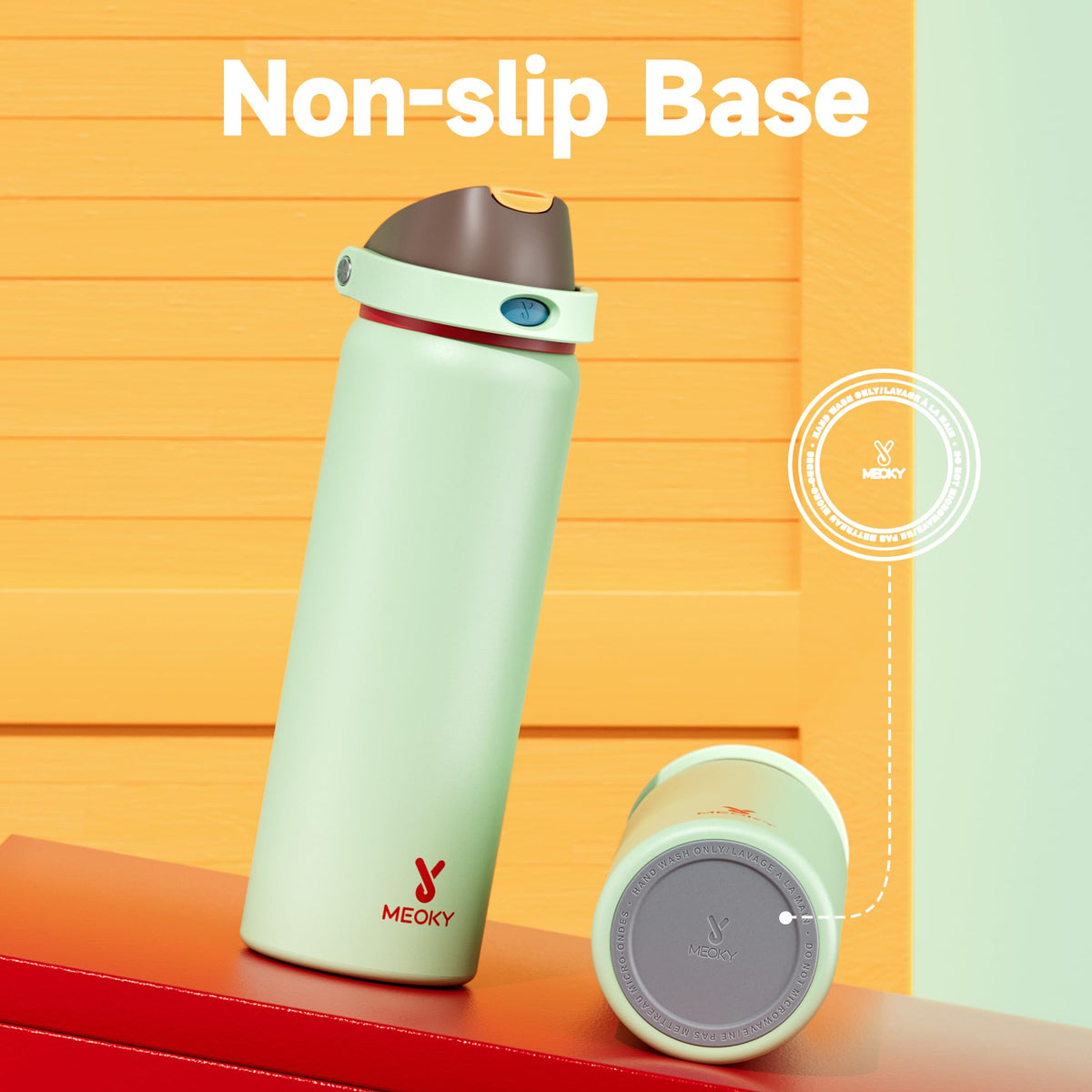 32 oz Insulated Stainless Steel Water Bottle with Straw for Gym (Boneyard / 32 Ounces)