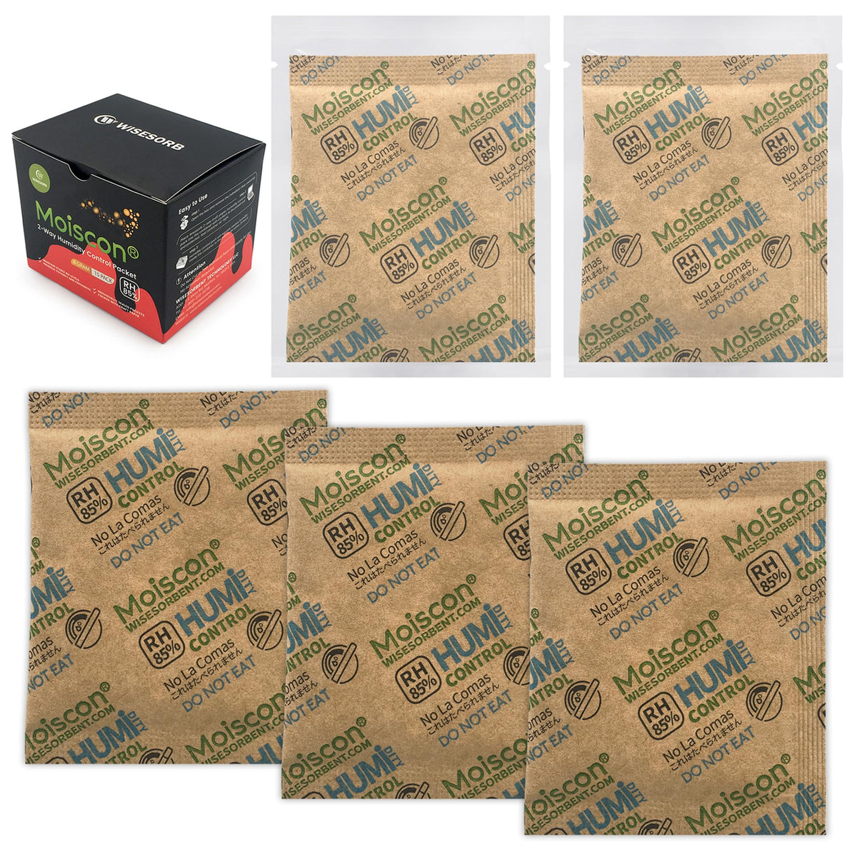 85% 2 Way Humidity Control Gel Packs (85% 8 Gram / 15 PACK)