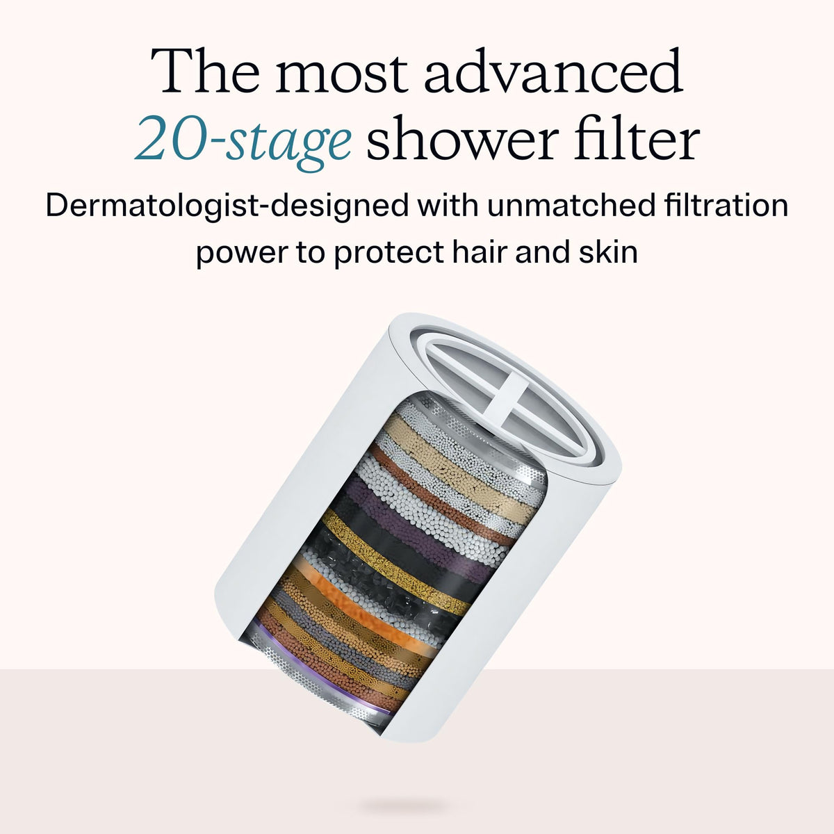 Filtered Shower Head Replacement Filter (1 Pack)