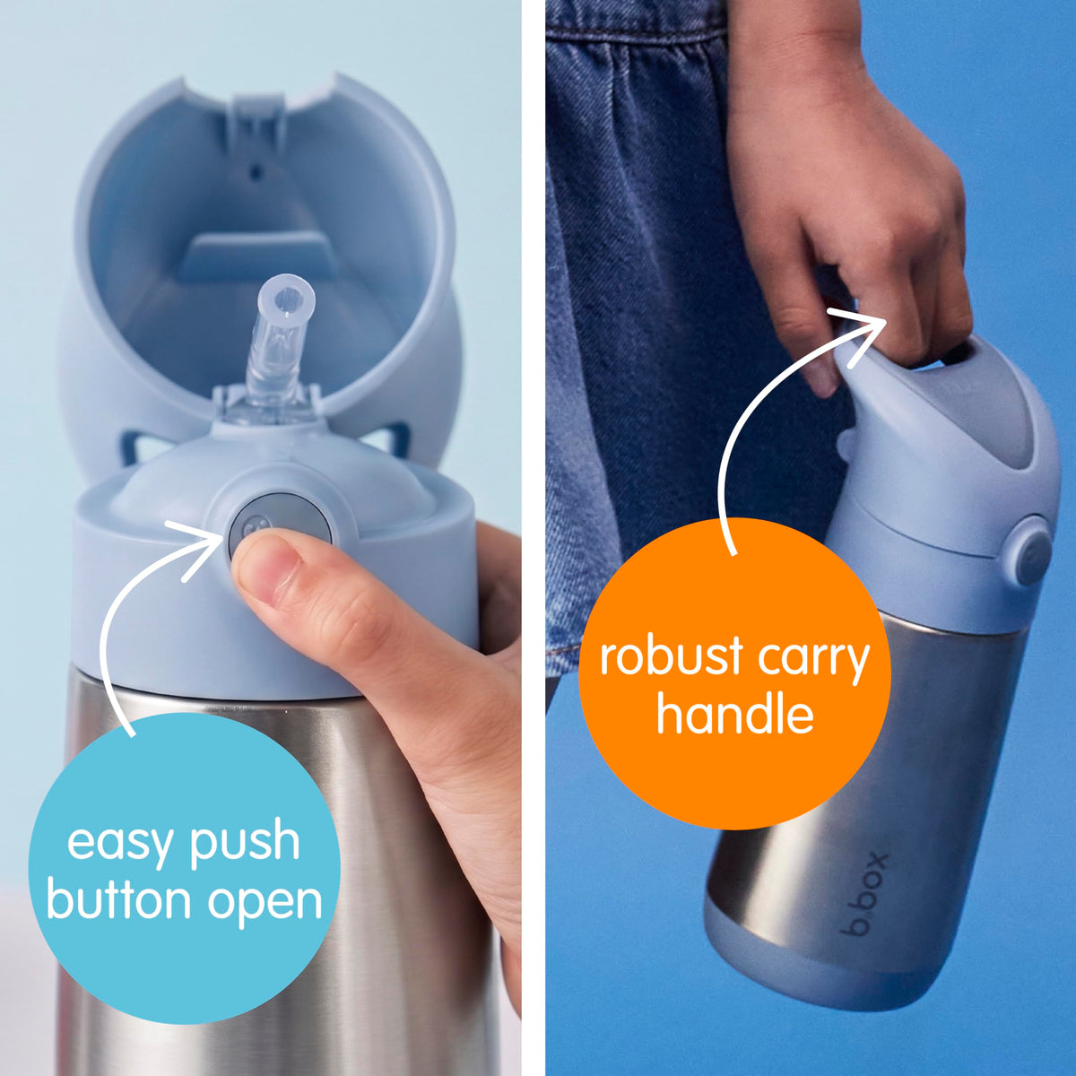 Insulated Water Bottle for Kids (Chill Out / 12 Ounces)
