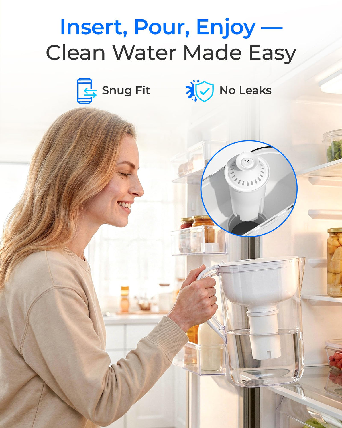 Water Filter Replacement for Brita® Filters Classic OB03