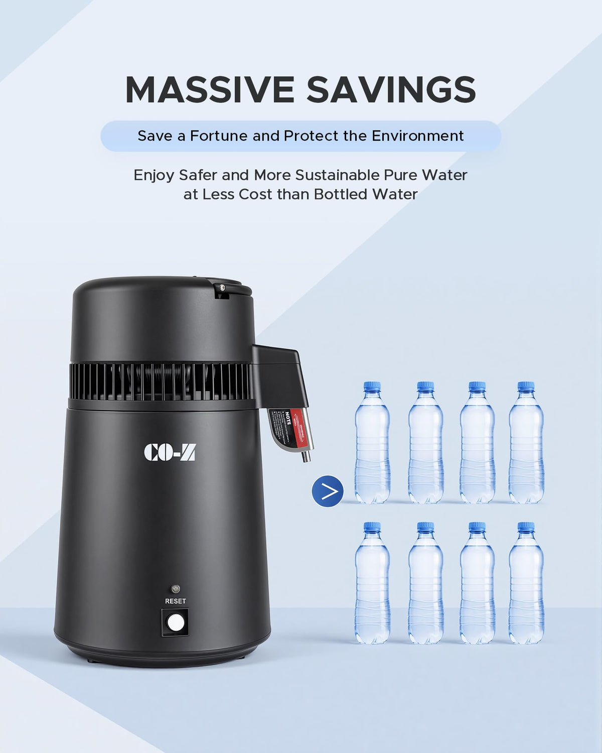 1.1 Gallon Water Distiller (Black 4L)