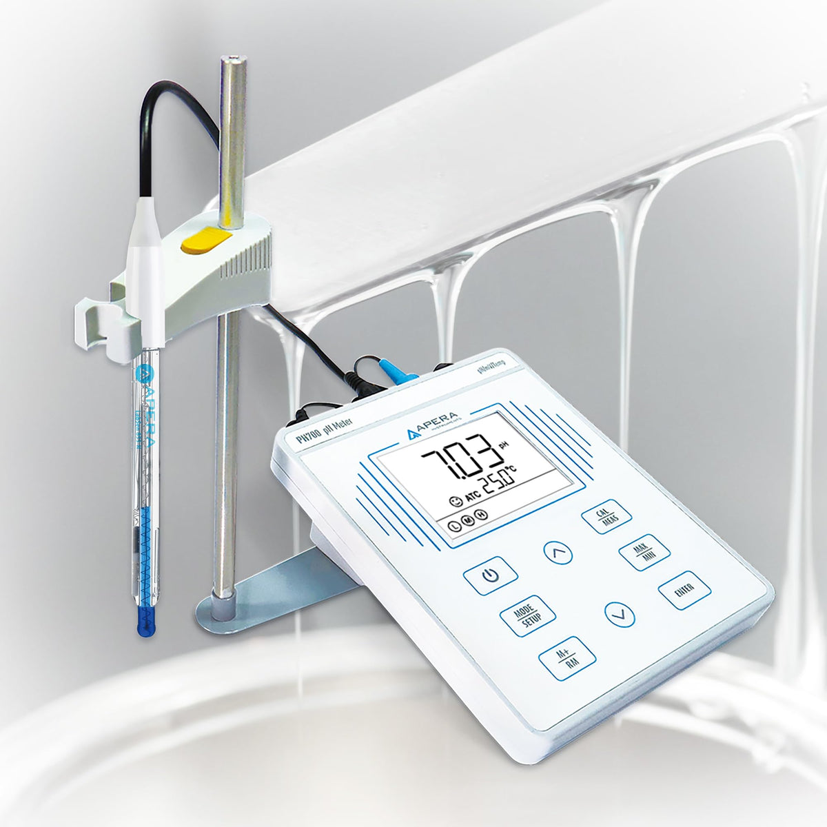 PH700 VS Benchtop Lab pH Meter for Viscous Liquid Samples e.g. Coatings (Viscous Liquids)