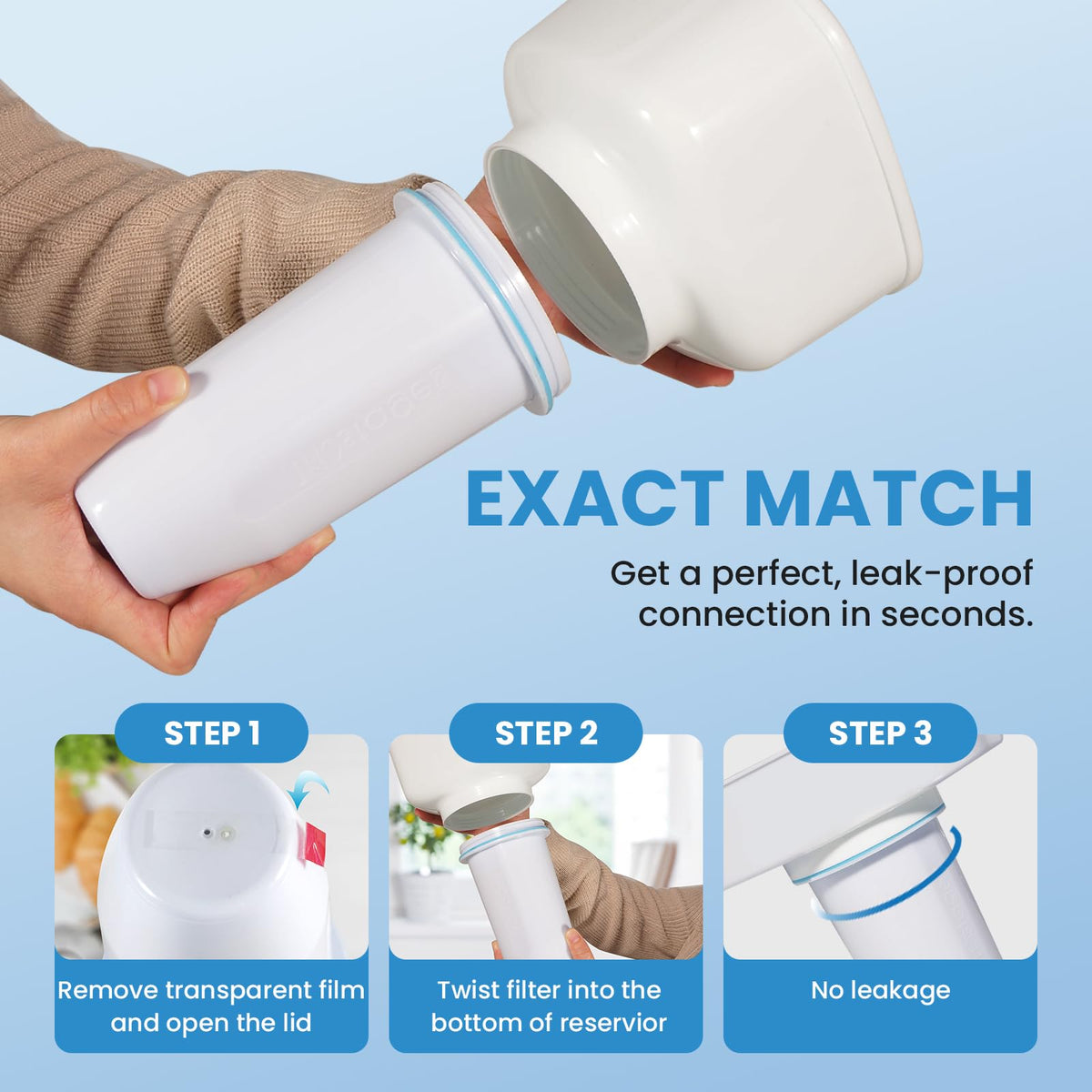 0 TDS 6 Stage Water Filter Replacement for ZR