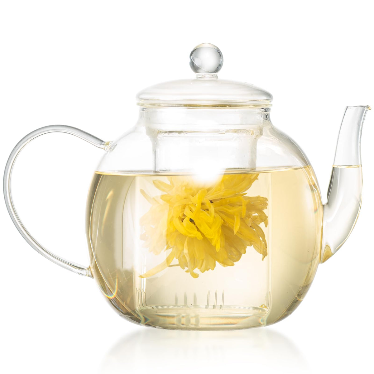 Large Glass Teapot with Infuser (52 Ounces)