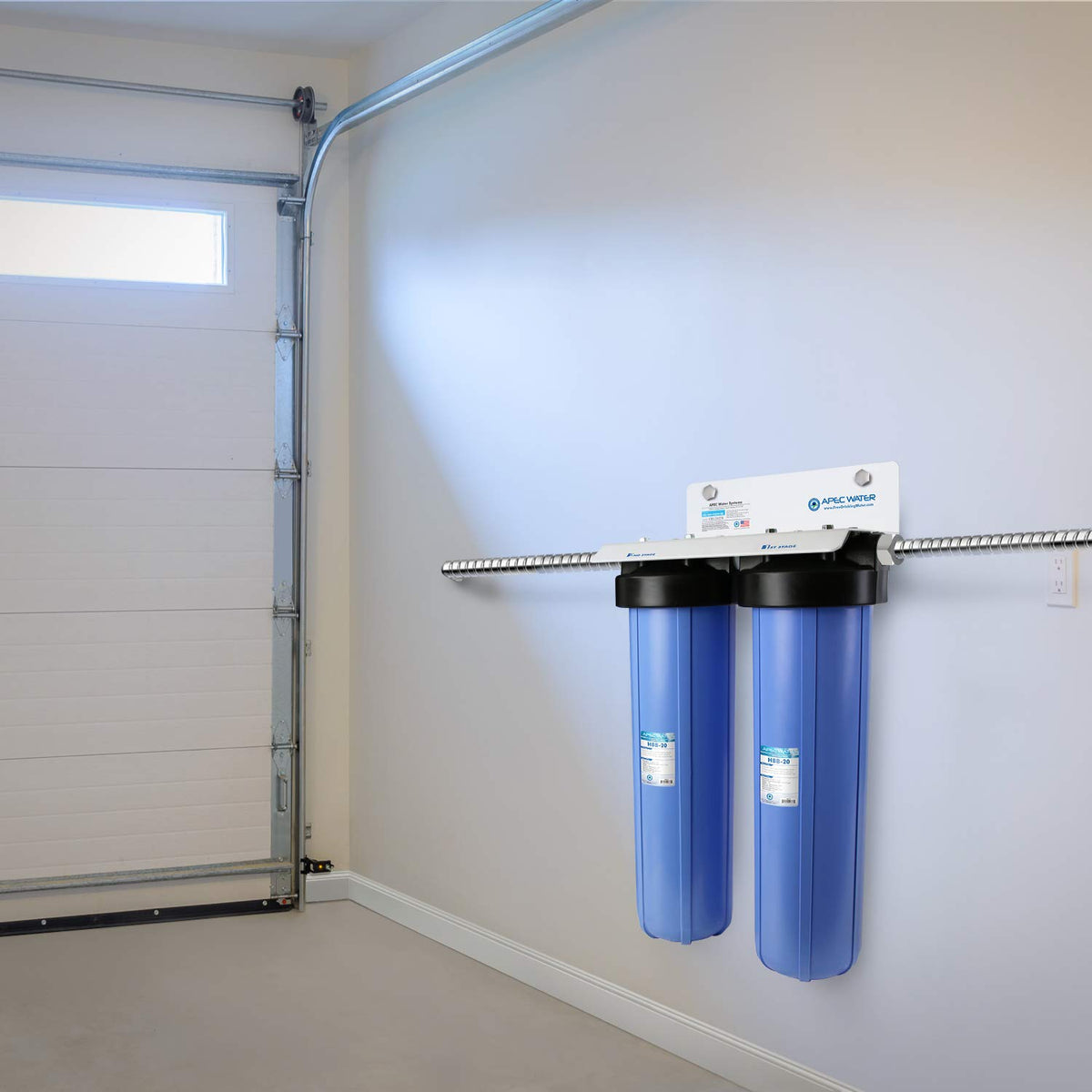 APEC 2 Stage Whole House Water Filter System with Sediment and Carbon Filters