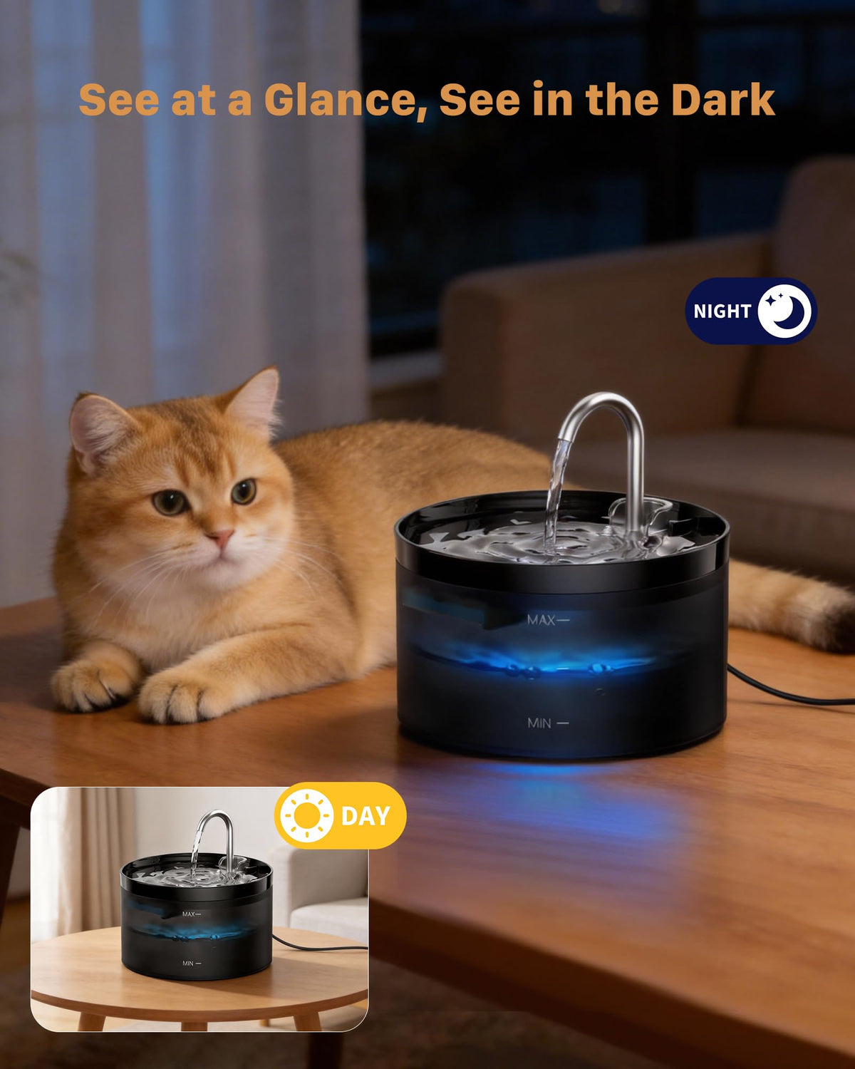 Cat Water Fountain