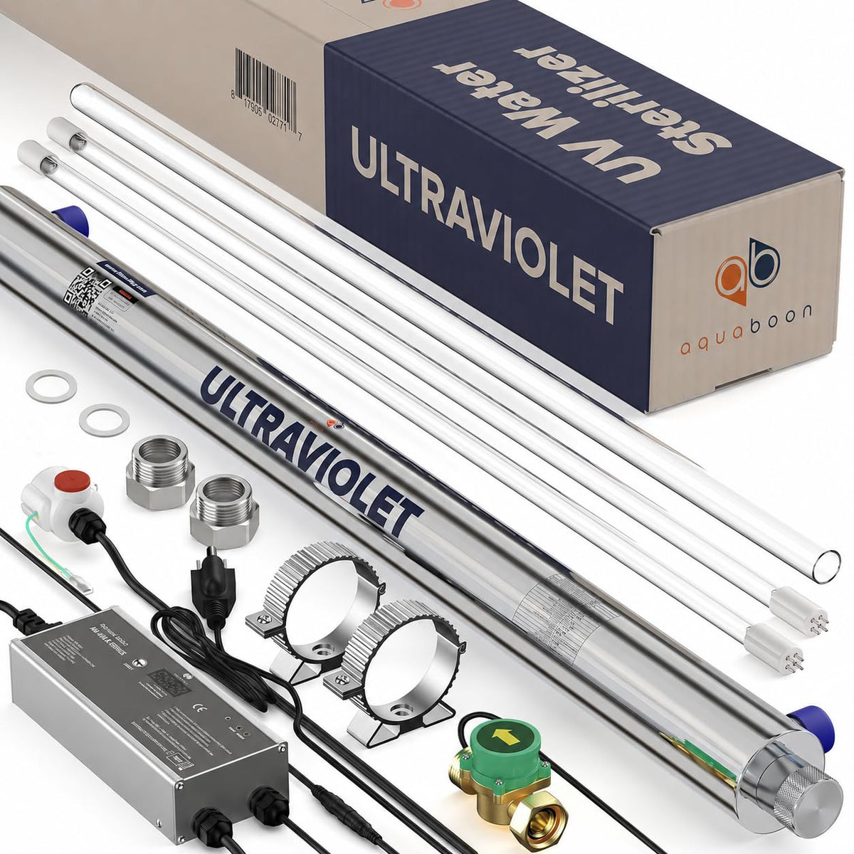 UV Water Purification System 55W (with Smart Flow Sensor Switch)