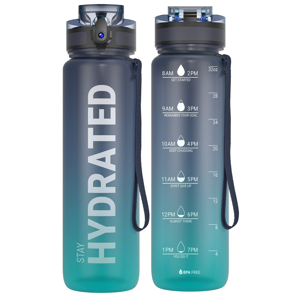 Water Bottle 32oz (Deep Sea / 1 L)