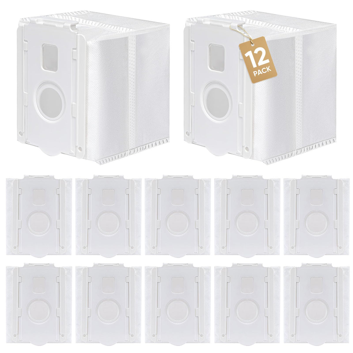 12 Pack Vacuum Dust Bag for LG CordZero All (Vacuum Bags)