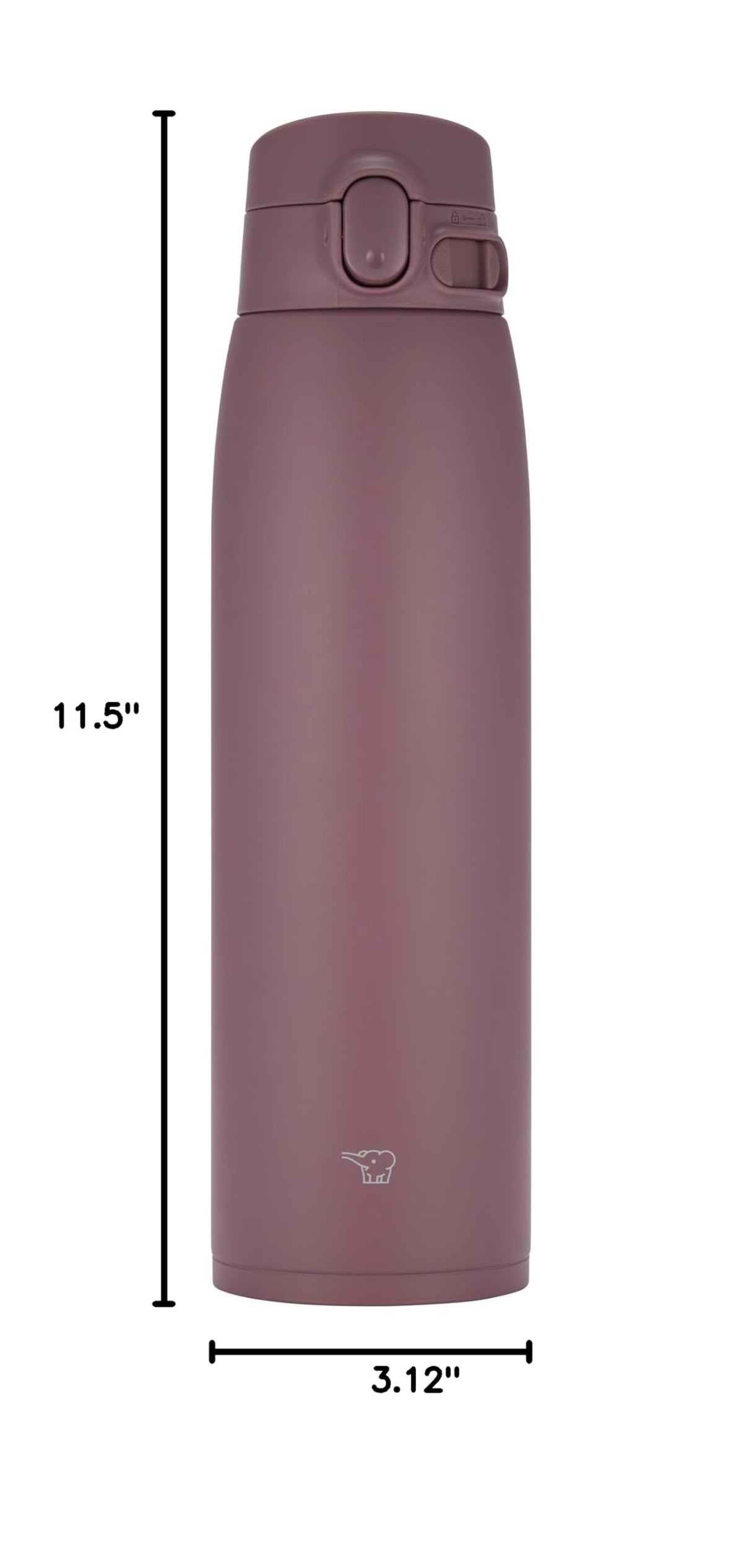 SM-VH95-VM GoCafe Insulated Stainless Steel Mug, 32-Ounce (.95 liter), PFAS-free & BPA-free (32 Ounces / Plum Taupe)