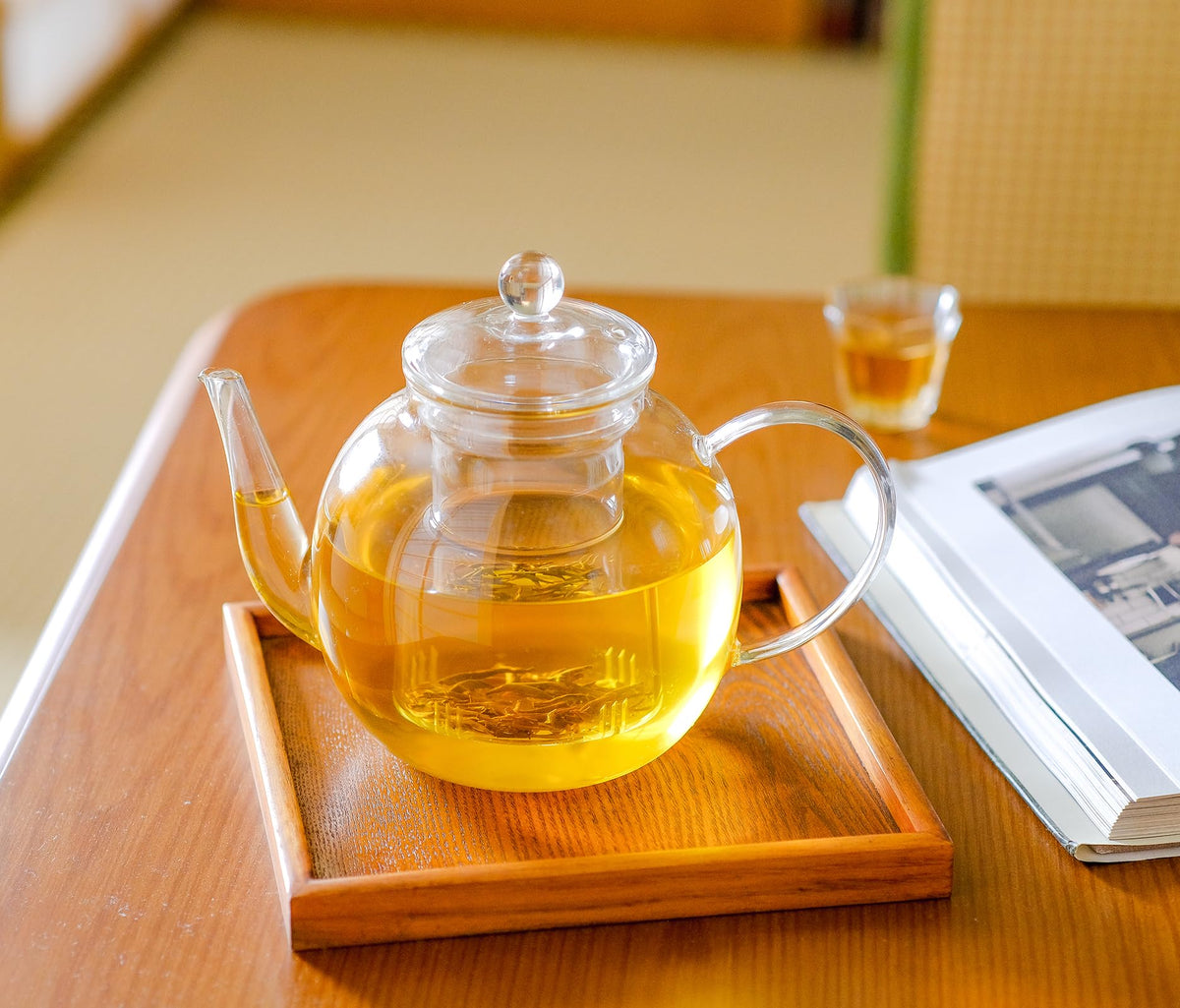 Large Glass Teapot with Infuser (52 Ounces)