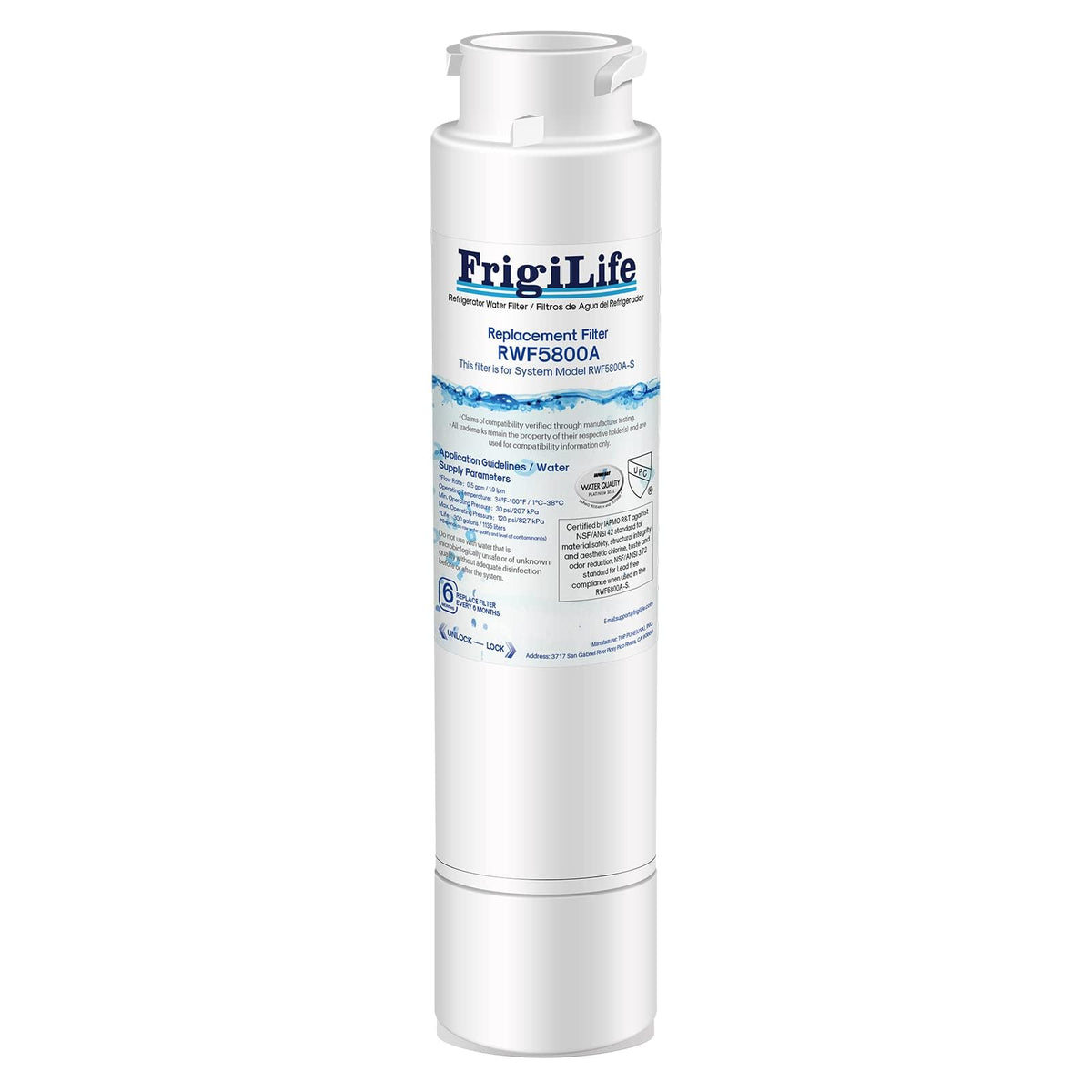 RWF5800A Replacement for Frigidaire EPTWFU01 (1 Count (Pack of 1))