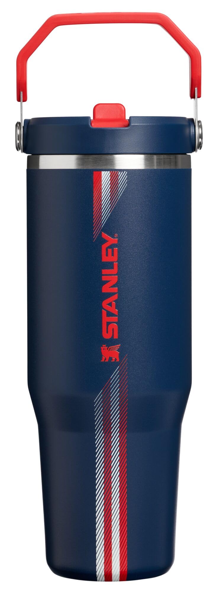 IceFlow 2.0 Flip Straw Tumbler (Team Navy Red / 30 Ounces)
