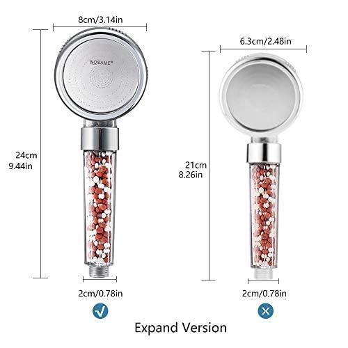 Shower Head with Hose Holder (White Shower Head + Hose + Holder)