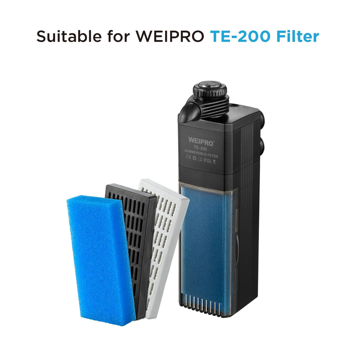 Replacement Cartridge for Fish Tank Filter TE (Replacement Filter Sponge(TE-200))