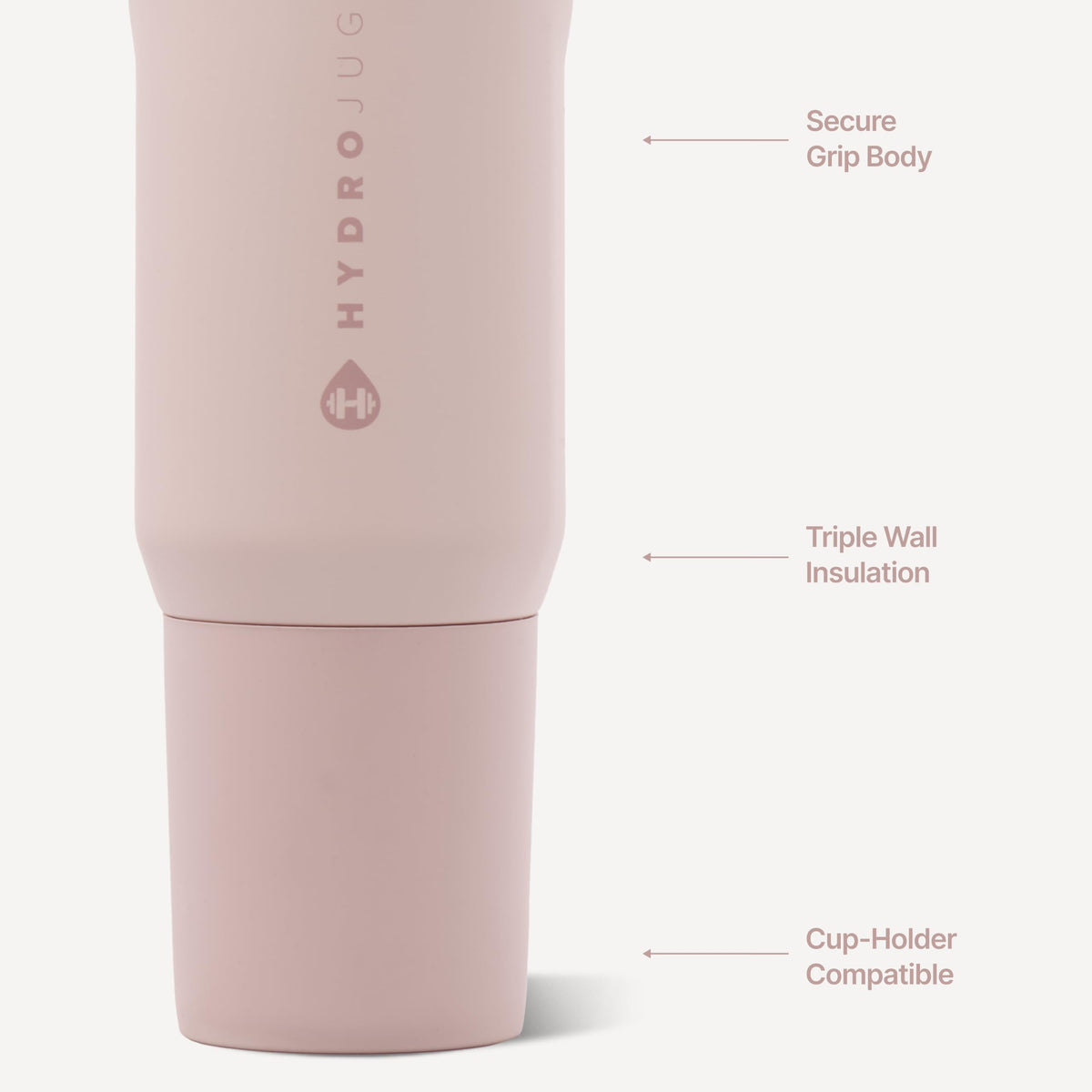 Sport 20 oz Insulated Stainless Steel Water Bottle (Dusty Rose / 20 Ounces)