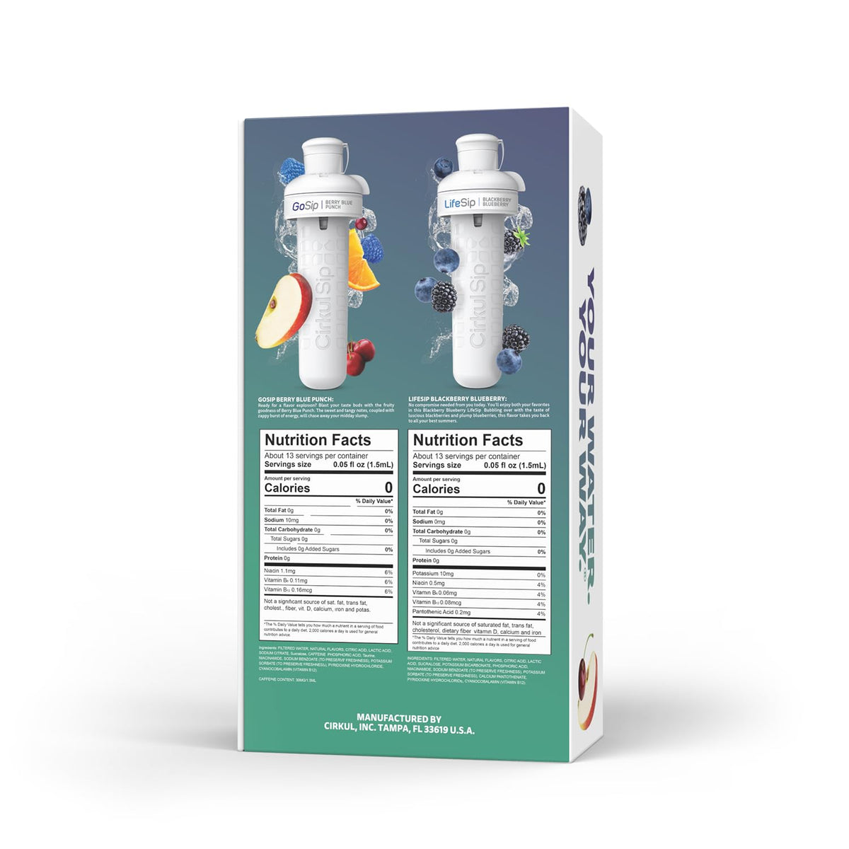 32oz Chameleon Metal Bottle & 2 No Sugar (Chameleon / 32 Ounce)